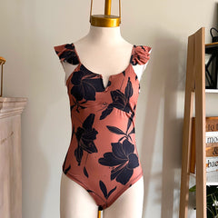 Body Alitas marrón con negro talla standard