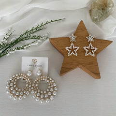 Aretes Estrella doble