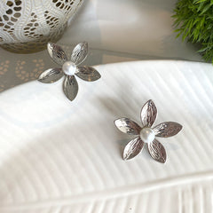 Aretes Vera plateado