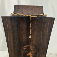 Collar Tres dijes enchapado en oro 18k