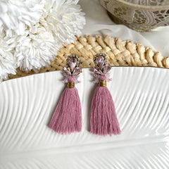 Aretes Sophie palo rosa