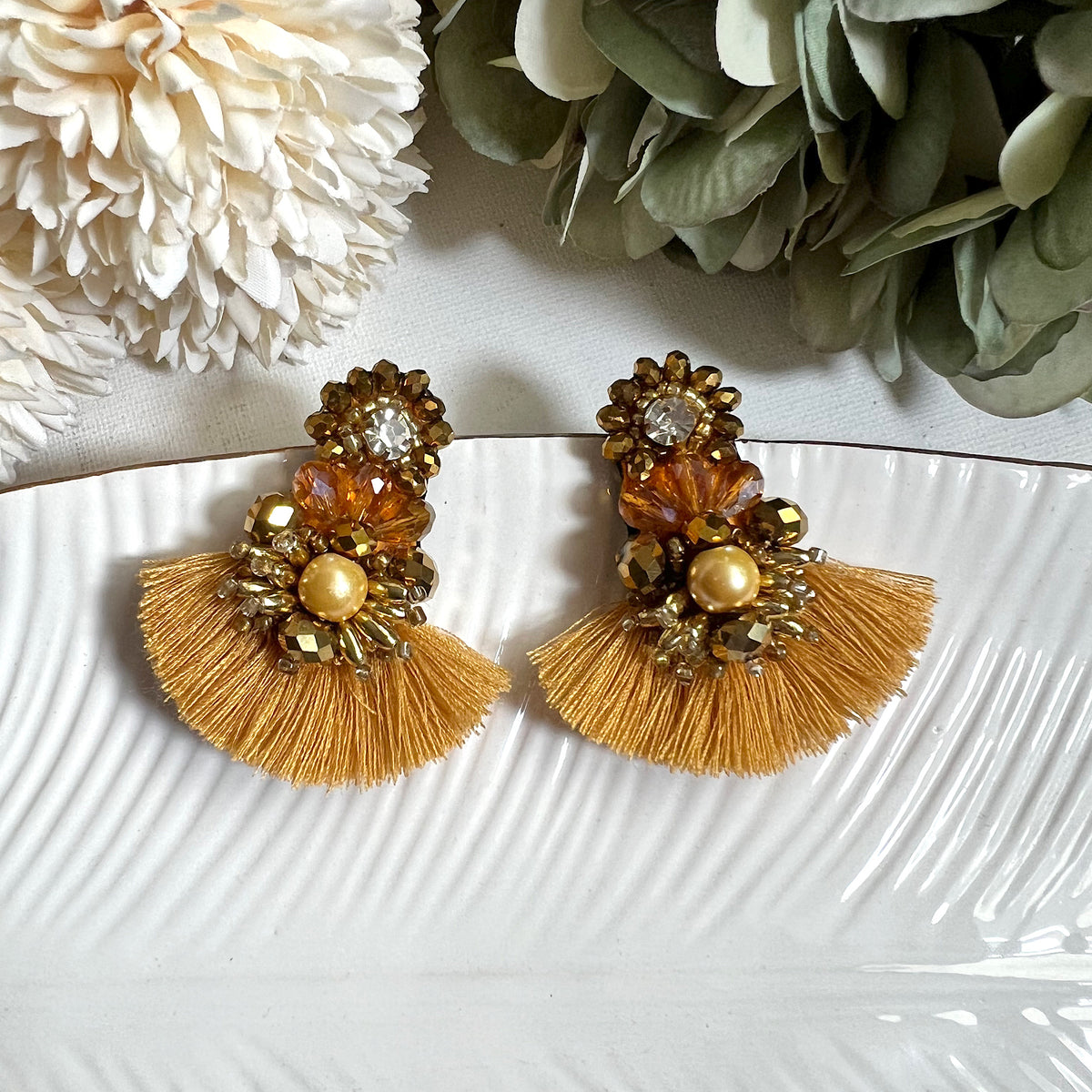 Aretes Frida dorado