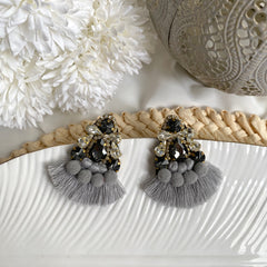Aretes Emilia plateado