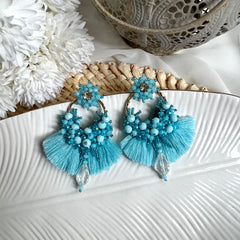 Aretes Leonor celeste