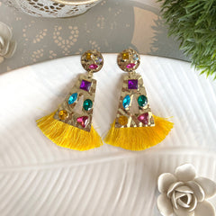 Aretes Martina amarillo