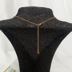 Cadena mini dots enchapado en oro 18k