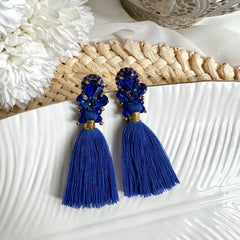 Aretes Sophie azul