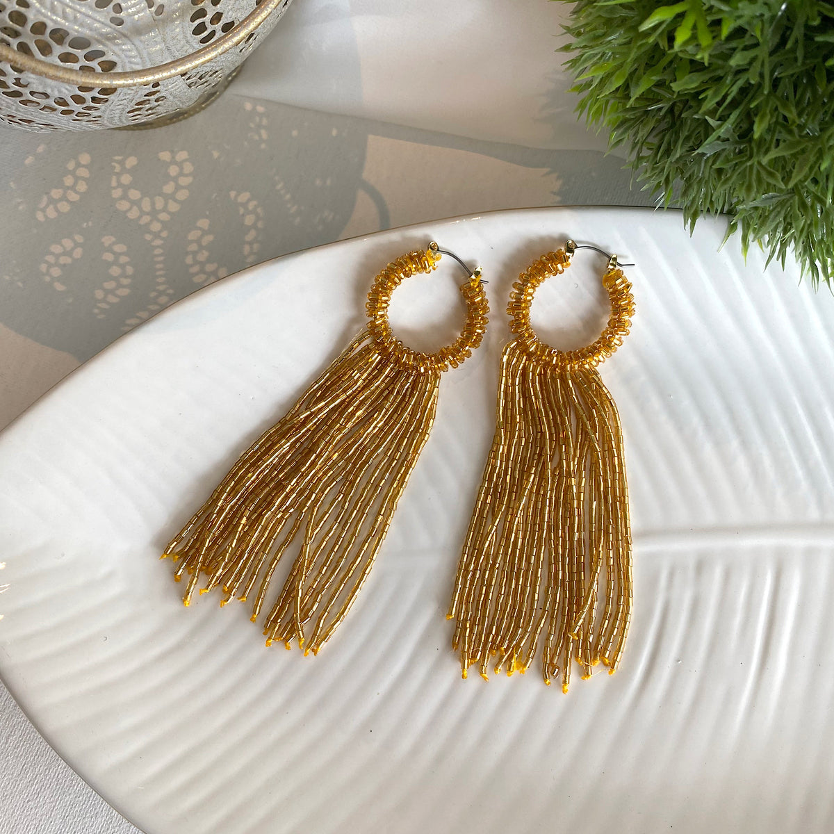 Aretes Casandra dorado