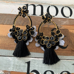 Aretes Natty negro