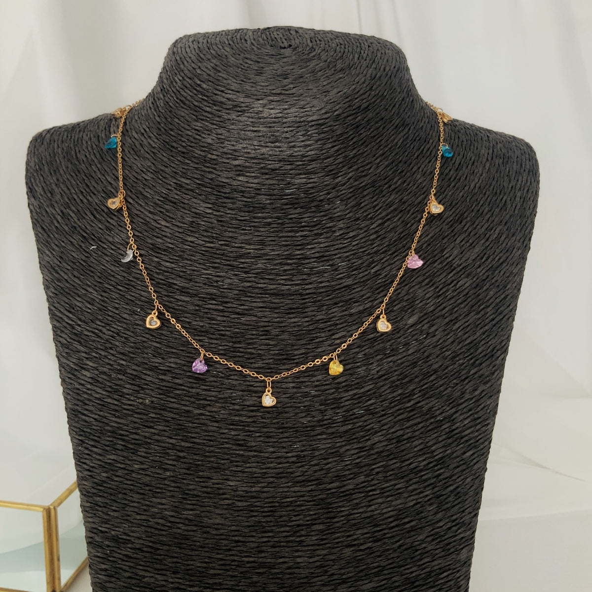 Collar sweet heart enchapado en oro 18k