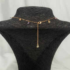 Collar sweet heart enchapado en oro 18k