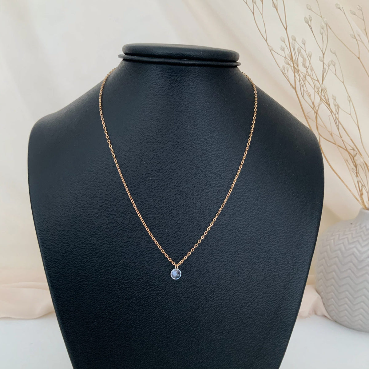 Collar lux en plata 925 bañado en oro 18k