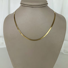 Collar choker classy en plata 925 bañado en oro 18k