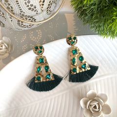 Aretes Martina verde