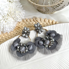 Aretes Christine plateado