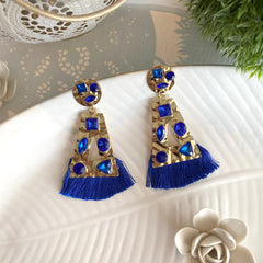 Aretes Martina azul