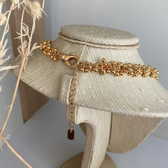 Collar gisselle dorado bañado en 18k