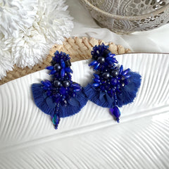 Aretes Arianne azul