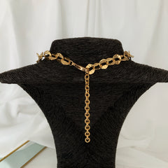 Cadena chunky enchapada en oro 18k