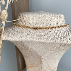 Collar cadena dorada con dije de corazón