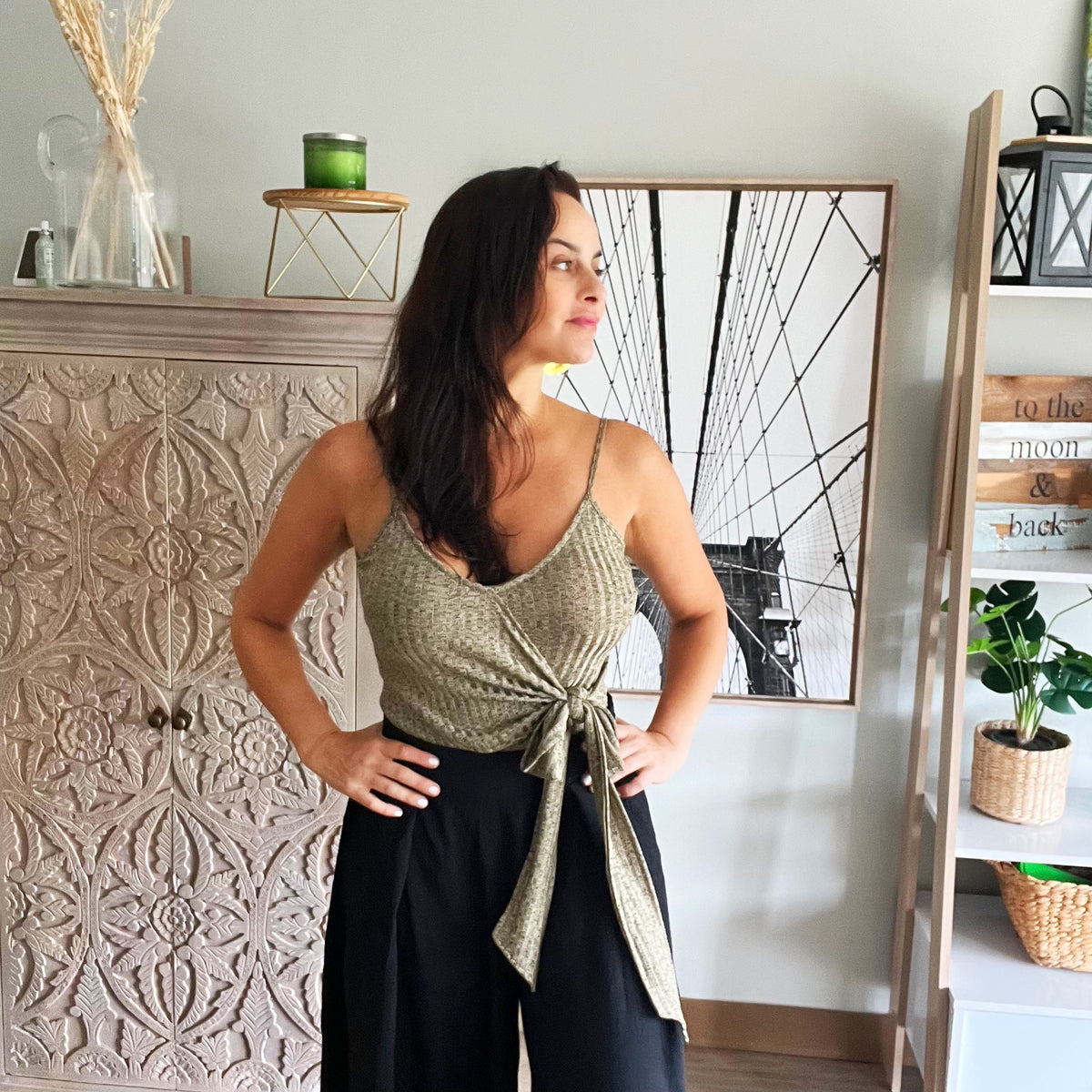 Body lazo dorado talla standard