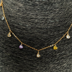 Collar sweet heart enchapado en oro 18k