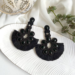 Aretes Sandrine negro