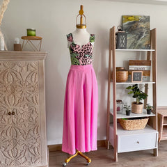 Pantalón palazo Camile Rosado small