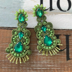 Aretes Fiona verde