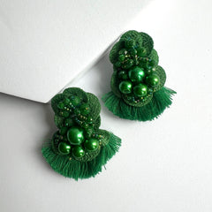 Aretes Nara color verde