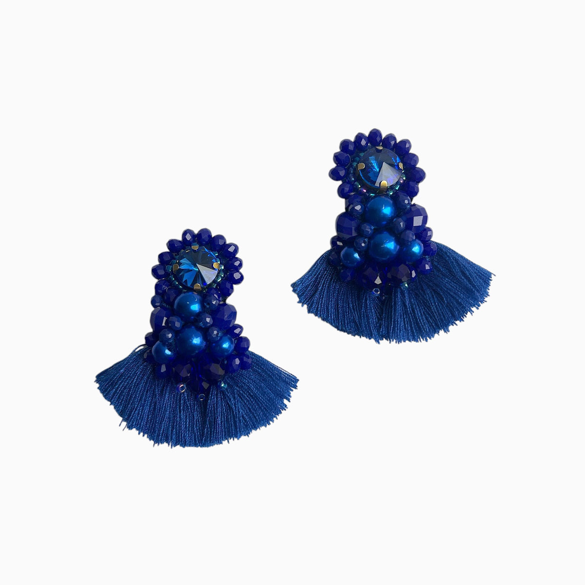 Aretes Odara azul oscuro