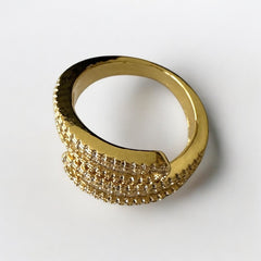 ✨ Anillo Doble Cristales Baguette 💎✨